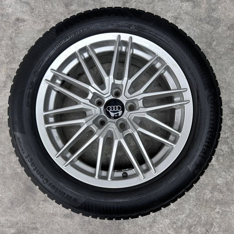 17 inch Alutec velgen + winterbanden Audi A4 A6 Q2 225 55 17, Auto-onderdelen, Gebruikt, -, -, Banden en Velgen