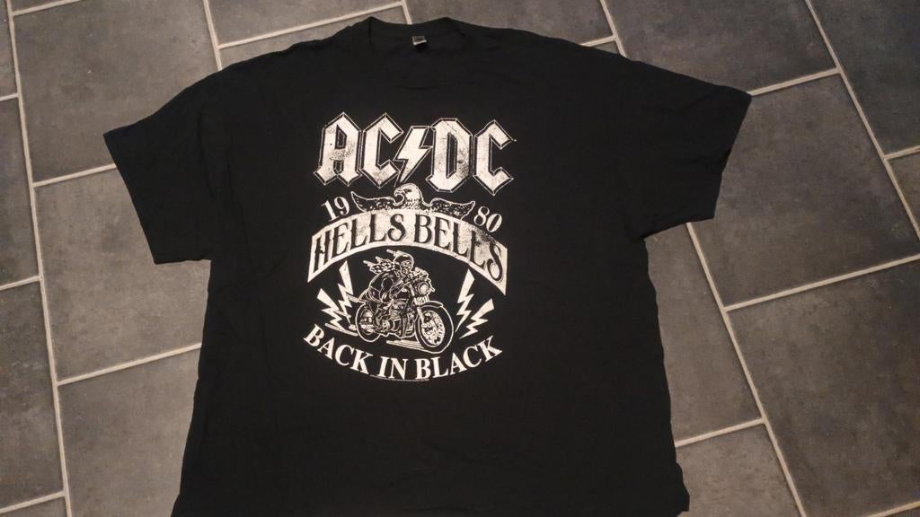 ACDC Back in Black T-shirt maat 3xl. Hells Bells. Nieuw!, Ophalen of Verzenden, Nieuw, Overige maten, Zwart