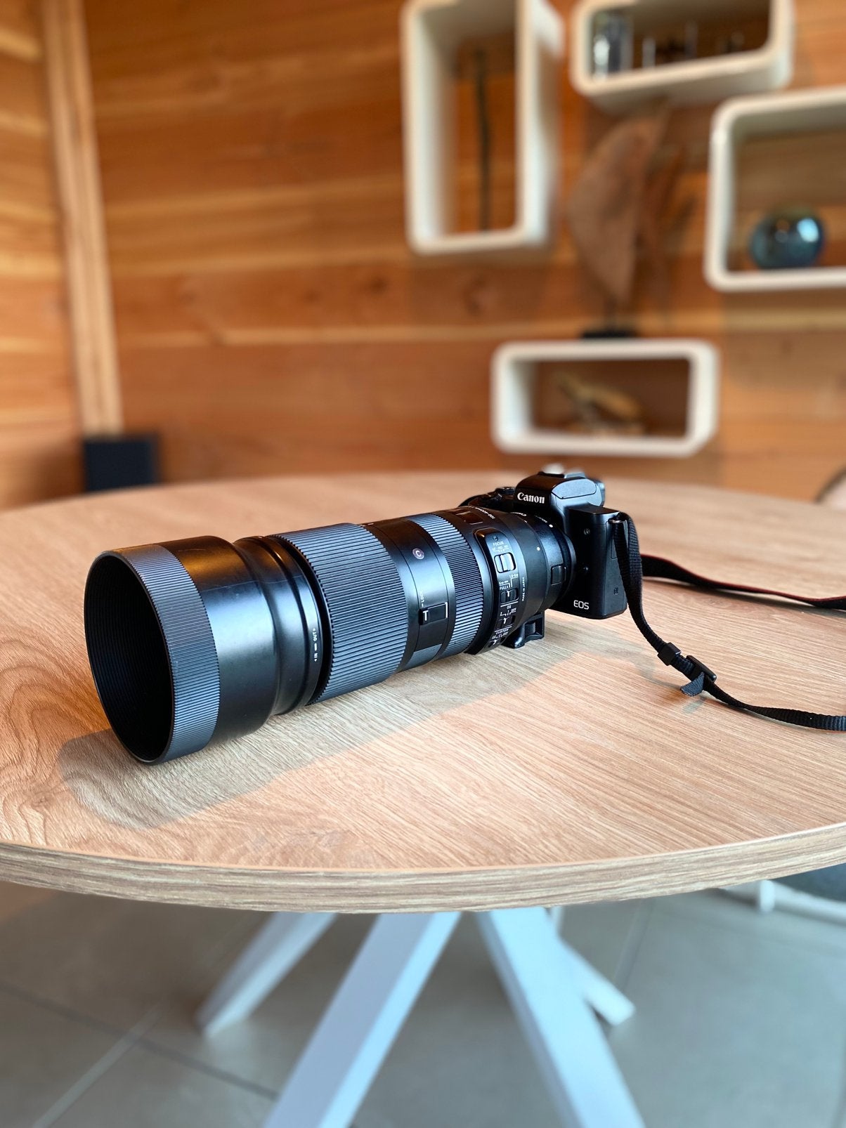 Canon EOS M50 + Sigma 100-400mm + EF-EOS M Adapter + Extra’s, Ophalen, Zo goed als nieuw, Telelens