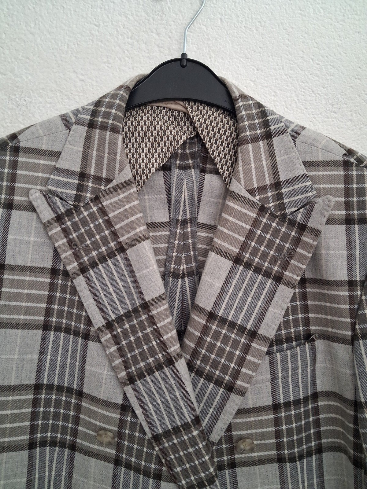 Van Gils Easton geruit colbert - Maat 56 (XL), Maat 56/58 (XL), Zo goed als nieuw, Grijs, Van Gils