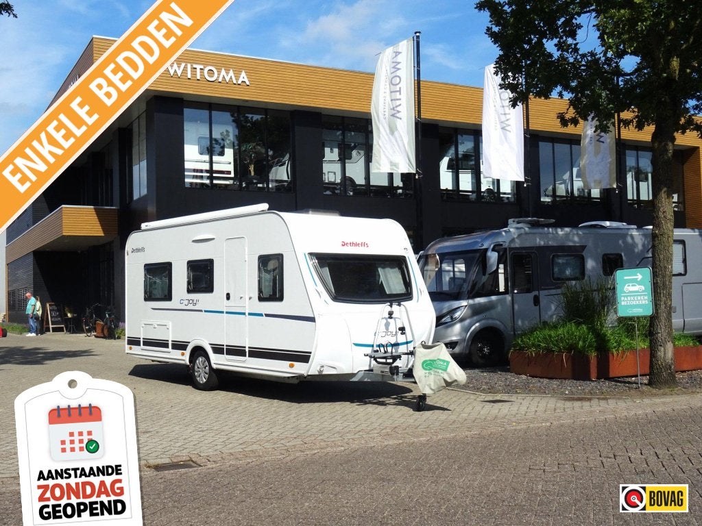 Dethleffs C'Joy 460 LE ZONDAG 11 OKT OPEN HUIS, Standaardzit, Bedrijf, Luifel, Dethleffs