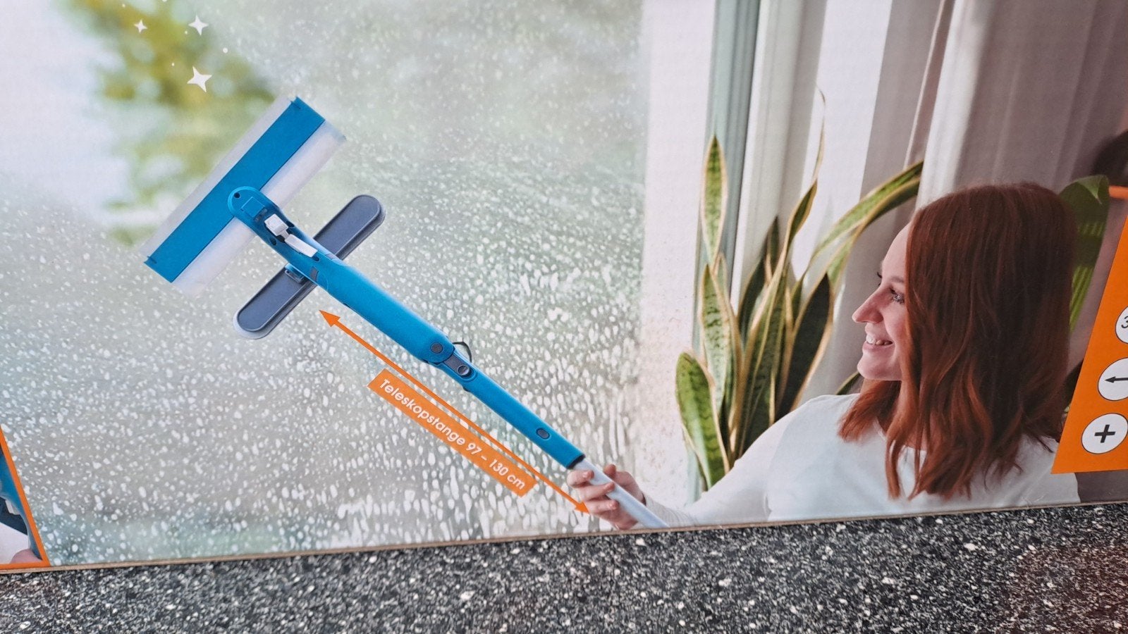 Livington Window Buddy 3-in-1 Raamreinigingssysteem, Onbekend, Livington, Ophalen of Verzenden, Raamwisser of Trekker