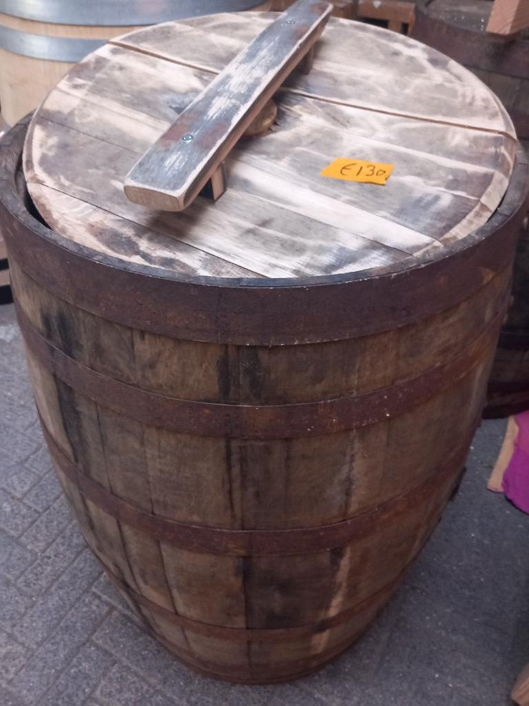 Regenton van whisky vaten, Tuin en Terras, Regentonnen, 150 liter of meer, Ophalen, Nieuw, Hout