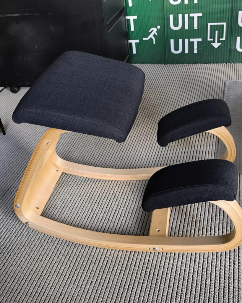 Lowander ergonomische kniestoel, Ophalen, Blauw, Zo goed als nieuw, Bureaukruk