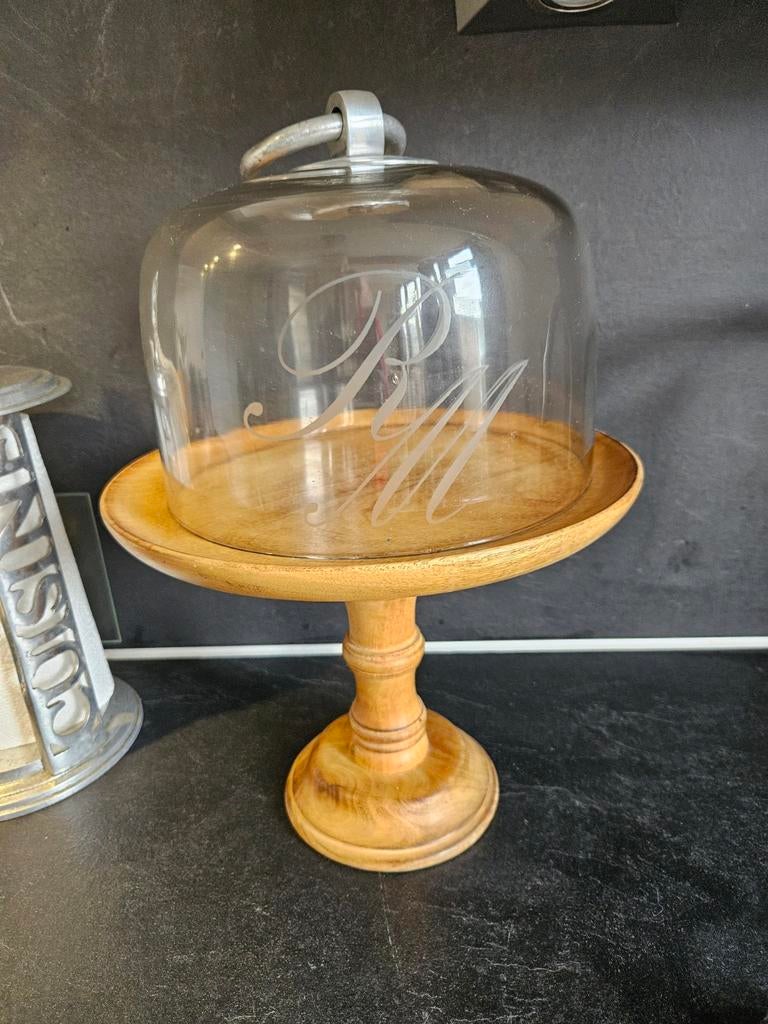Riviera Maison stolp met houten voet, 45 cm hoog, Huis en Inrichting, Woonaccessoires | Stolpen, Ophalen, Gebruikt