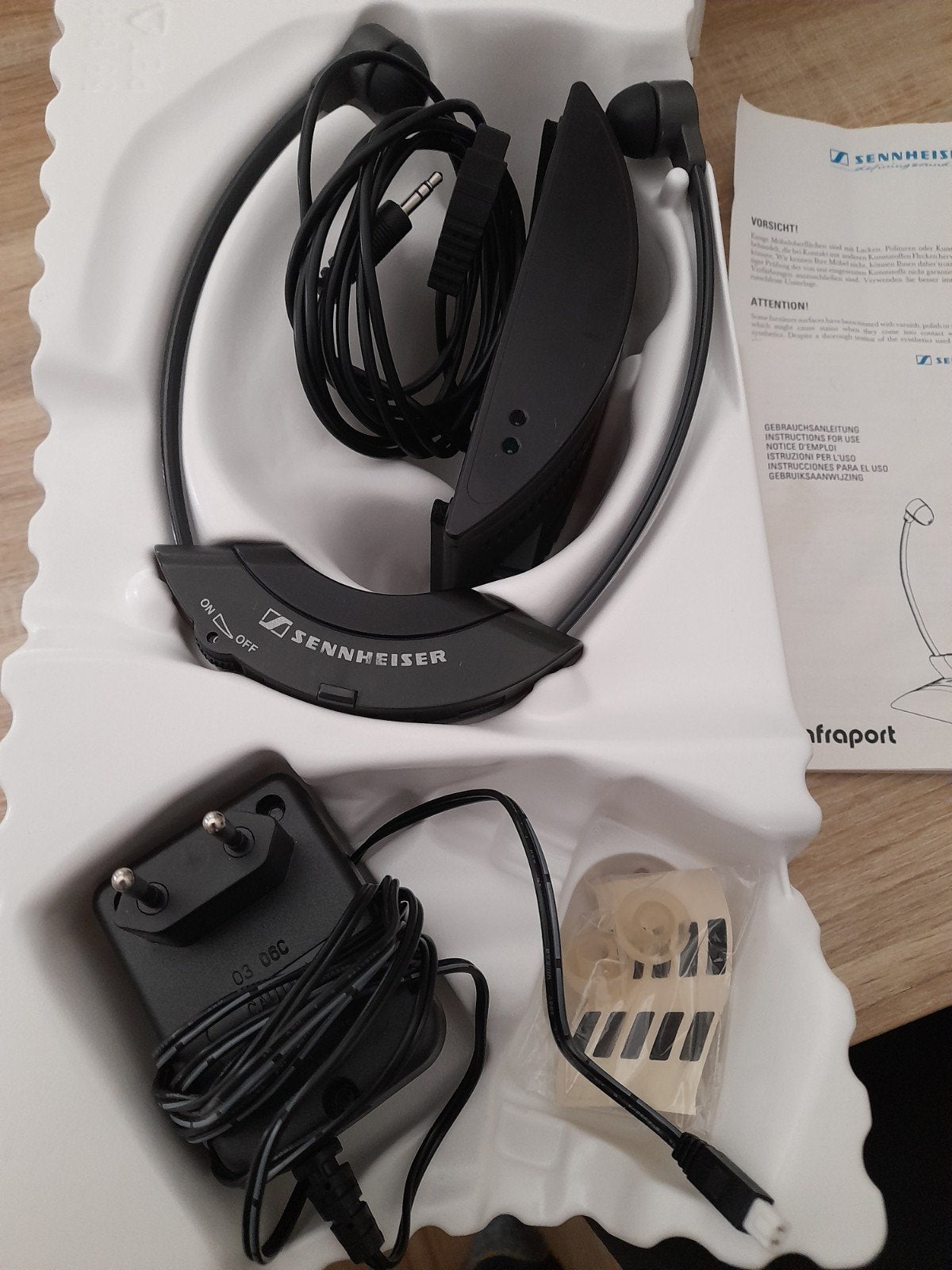 Sennheiser Infraport SET 500 Stereo Draadloze Hoofdtelefoon, Ophalen of Verzenden, Zo goed als nieuw