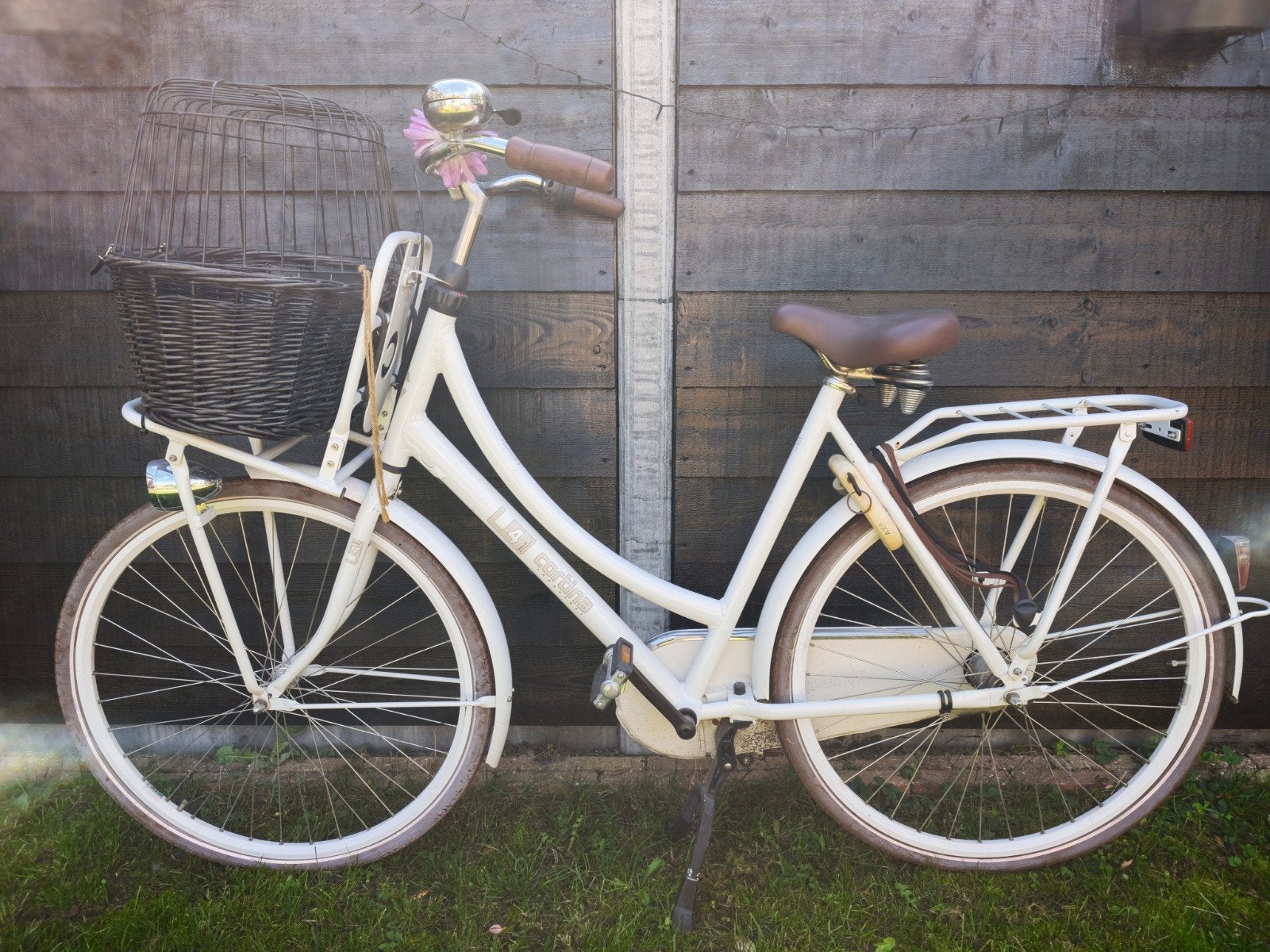 Cortina U4 Transport damesfiets wit, Fietsen en Brommers, Ophalen, Gebruikt, Overige merken, Versnellingen
