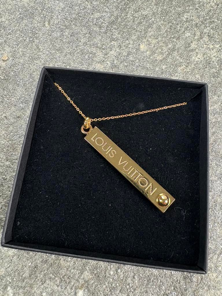Luxe Louis Vuitton style ketting – Reworked Treasures, Sieraden, Tassen en Uiterlijk, Kettingen, Overige materialen, Verstelbaar