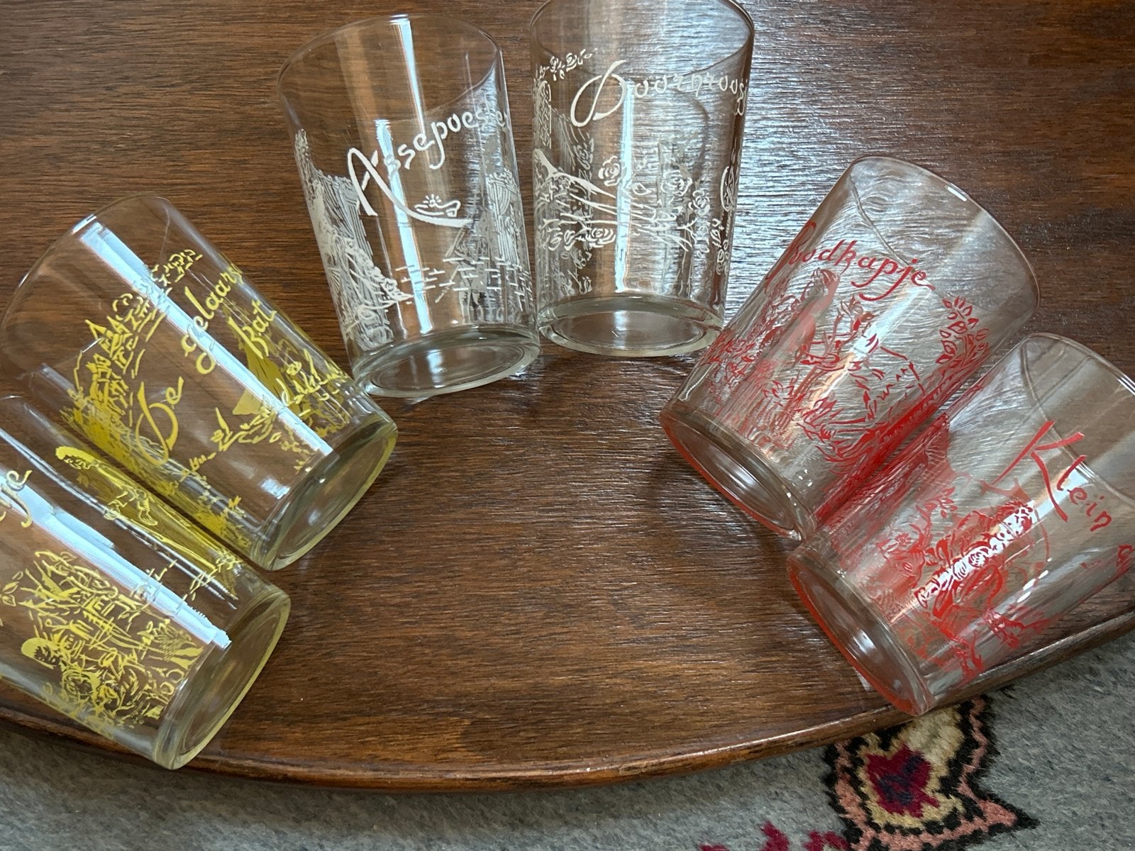 Vintage sprookjesglazen, Antiek en Kunst, Ophalen of Verzenden