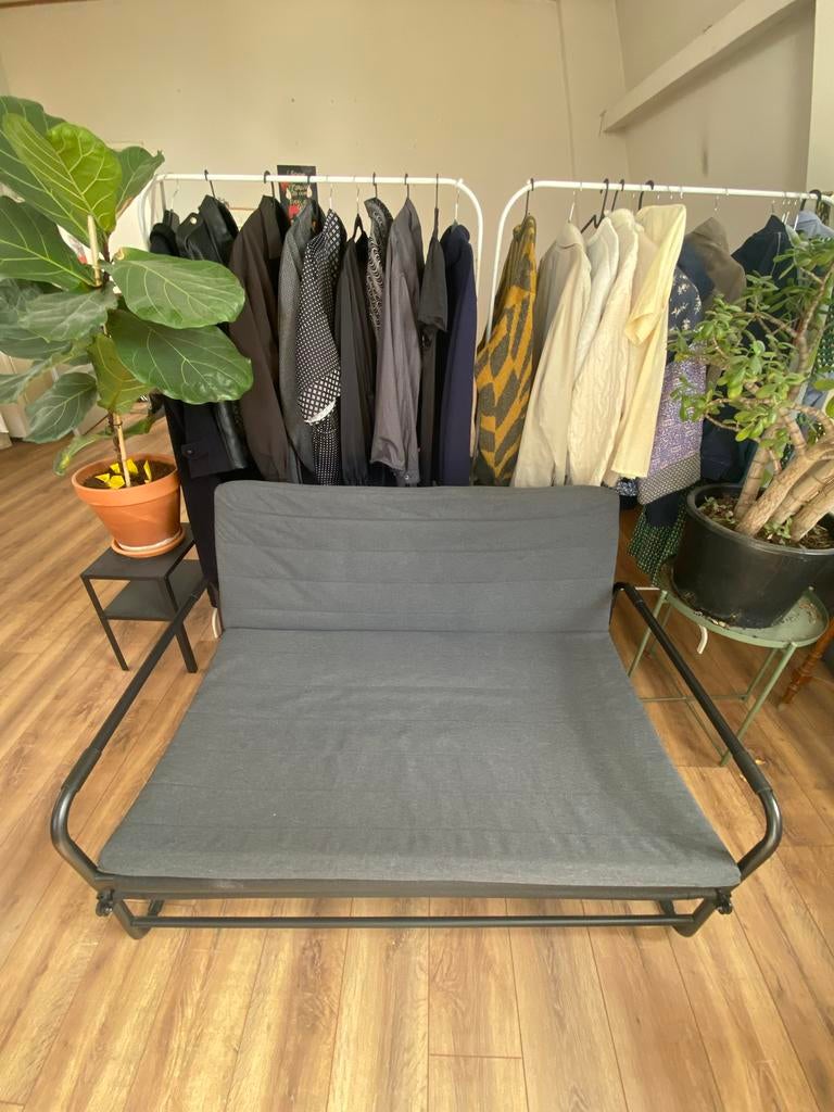 Ikea uitklapbare slaapbank, Ophalen, Eenpersoons, Zo goed als nieuw, Overige maten