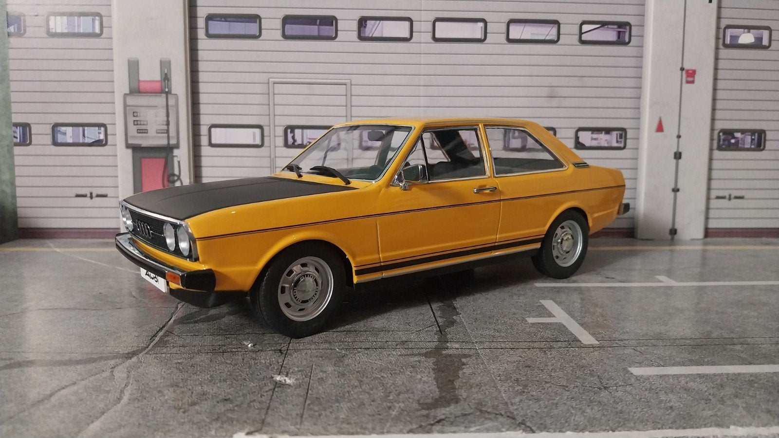 Audi 80 B1 GTE in geel en groen, Ophalen of Verzenden, Nieuw, Overige merken