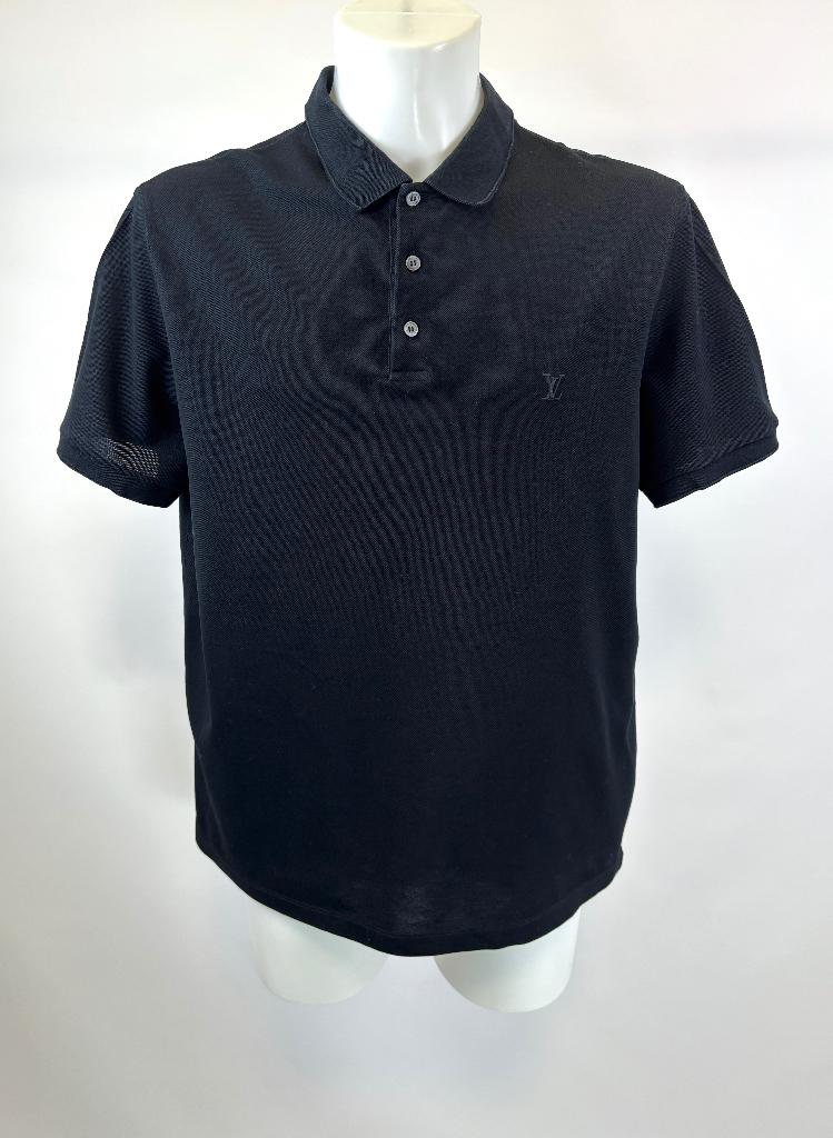 LOUIS VUITTON Classic Piqué zwart HEREN polo shirt  Maat XXL, Kleding | Heren, Polo's, Zo goed als nieuw, Overige maten, Zwart