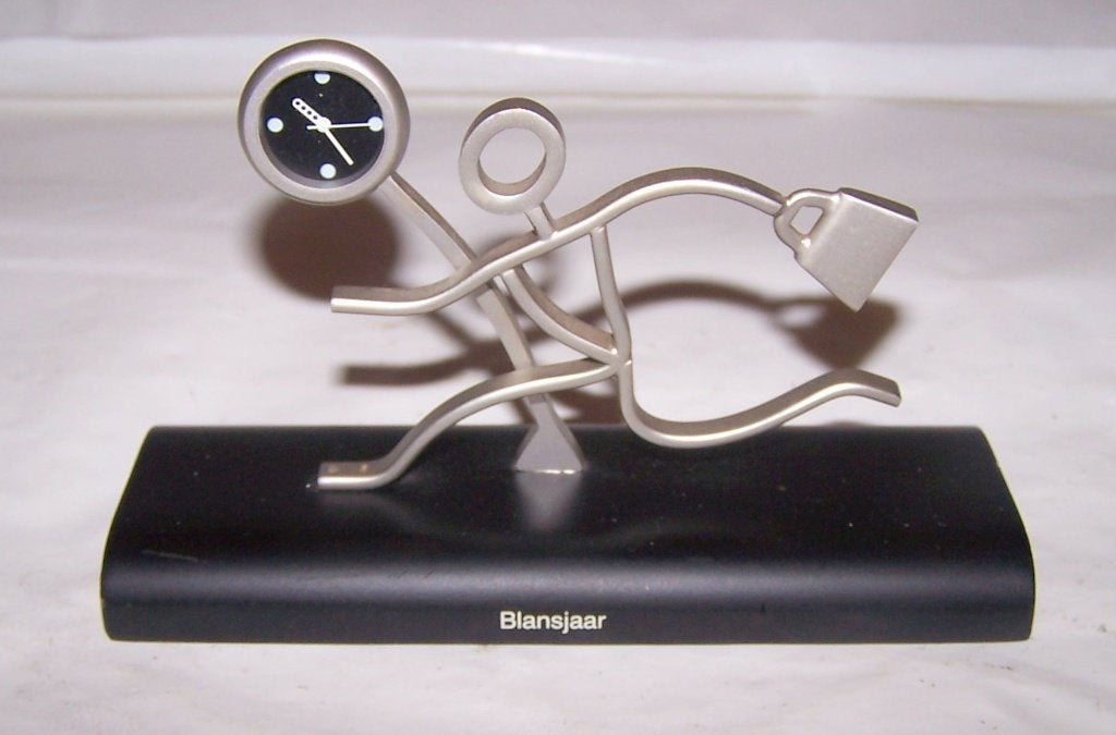 Design sculptuur met klokje. Nwst., Ophalen of Verzenden, Zo goed als nieuw
