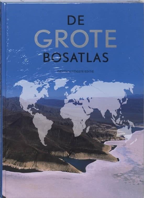 De grote Bosatlas Drieënvijftigste editie, Bosatlas, Ophalen of Verzenden, Zo goed als nieuw, 1800 tot 2000