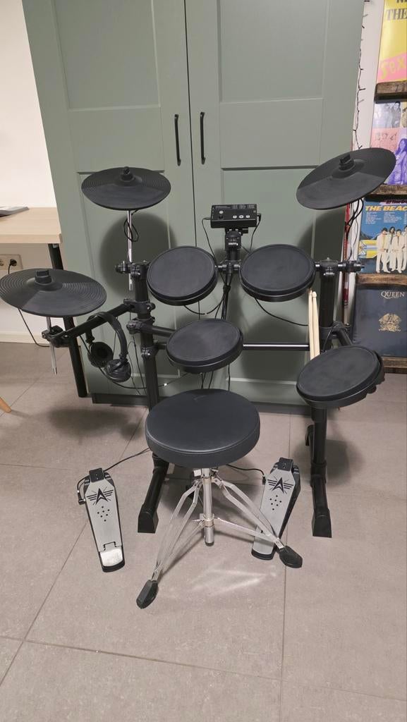 Millenium HD-120 E-Drum Set | Compleet set, Muziek en Instrumenten, Drumstellen en Slagwerk, Zo goed als nieuw, Overige merken