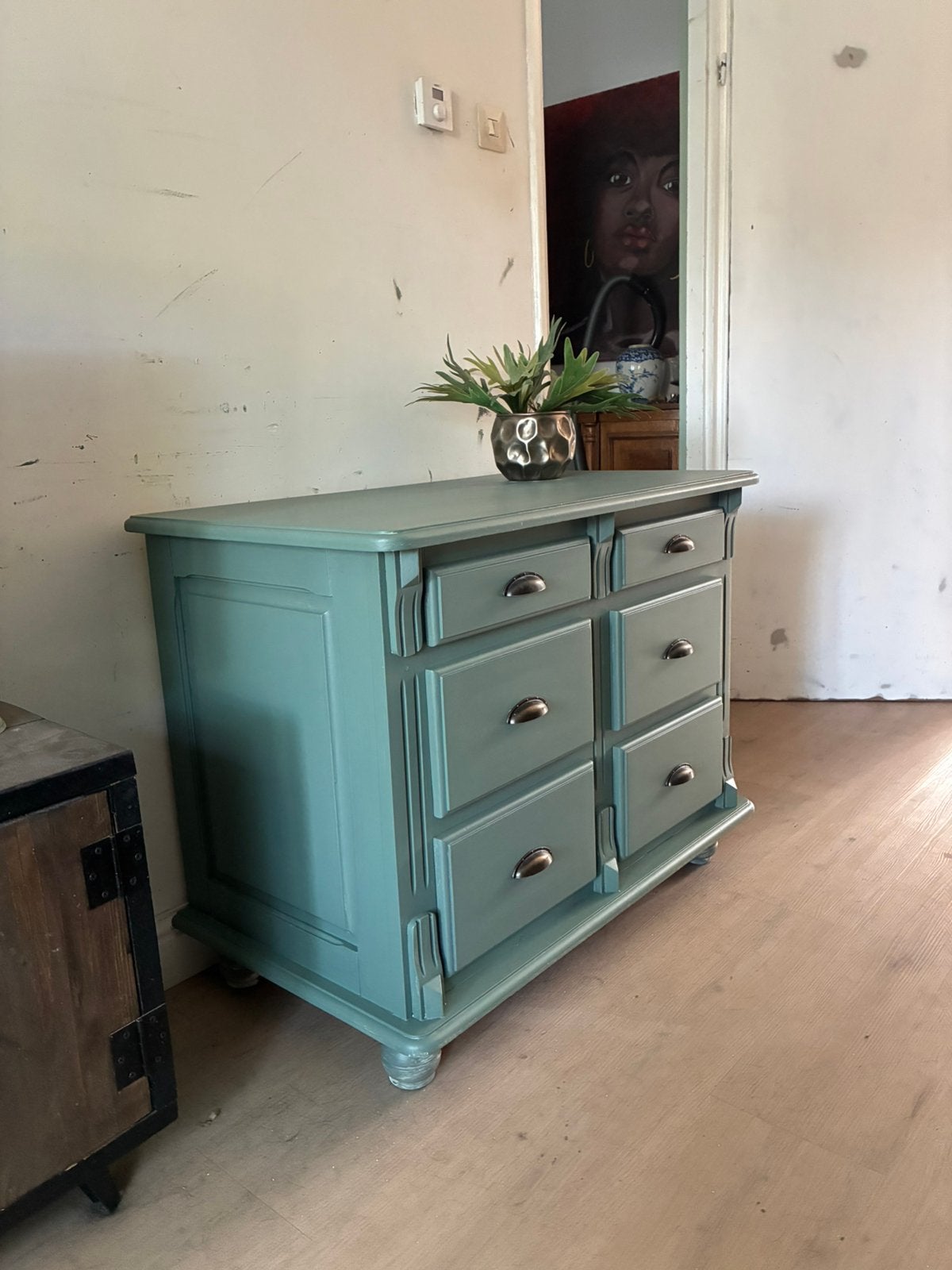 Stevige kast / ladekast / dressoir., Huis en Inrichting, Ophalen, Gebruikt, 5 laden of meer, Minder dan 100 cm