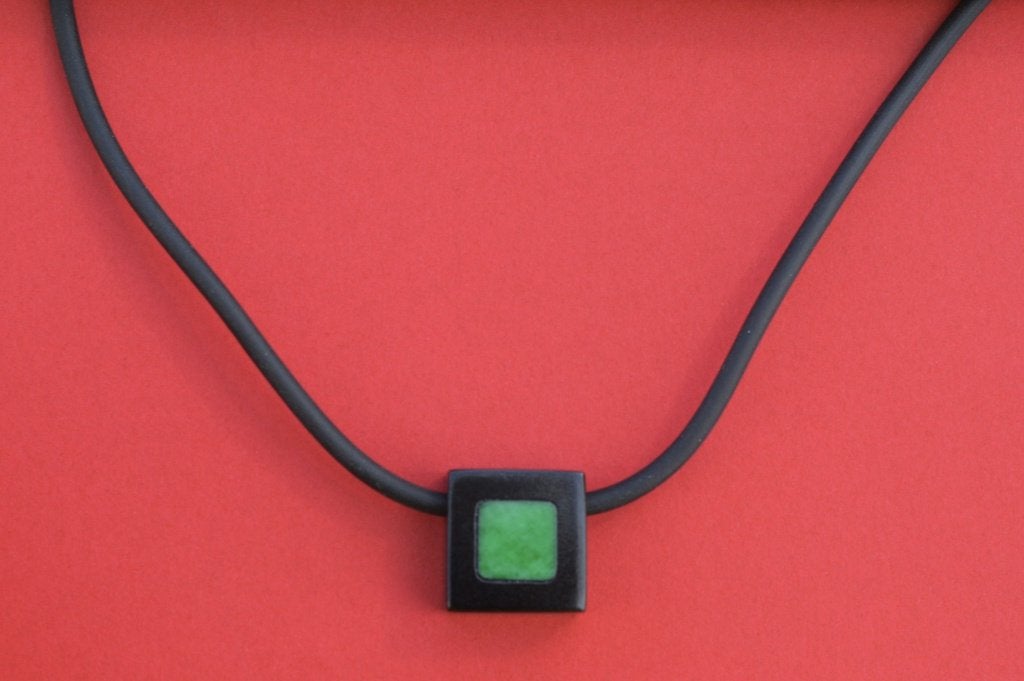 Jade ketting kubus, Nieuw, Verstelbaar, Ophalen of Verzenden, Steen of Mineraal