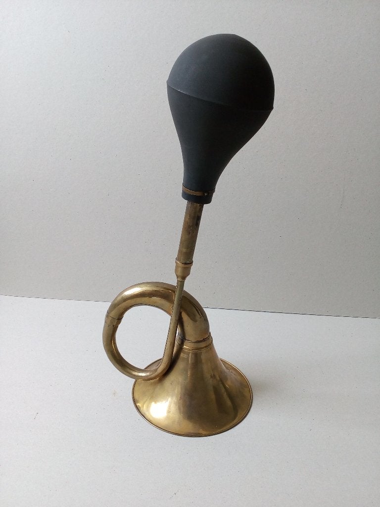 Koperen autohoorn.Vintage/antiek, Ophalen of Verzenden