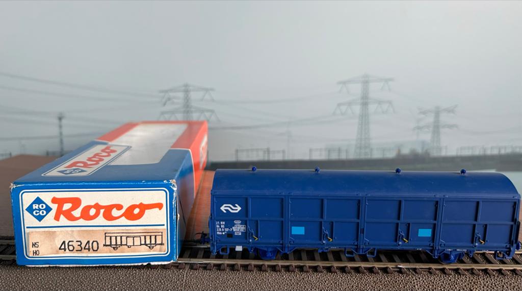 Roco NS HO 46340 Gesloten goederenwagon, Gelijkstroom, Wagon, Ophalen of Verzenden, Roco