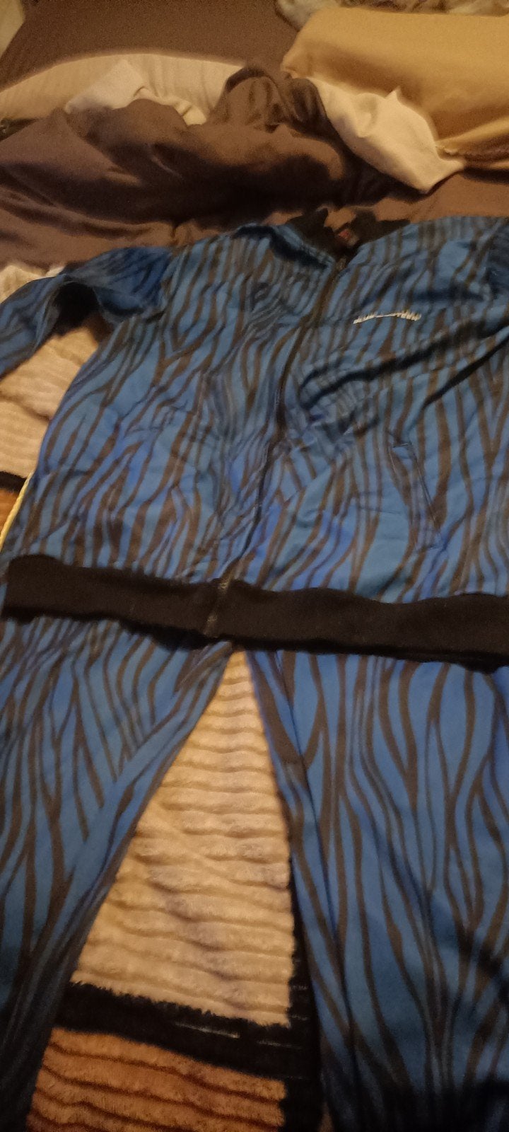 mooi trainingspak, Kleding | Heren, Blauw, Overige maten, Ophalen of Verzenden, Voetbal