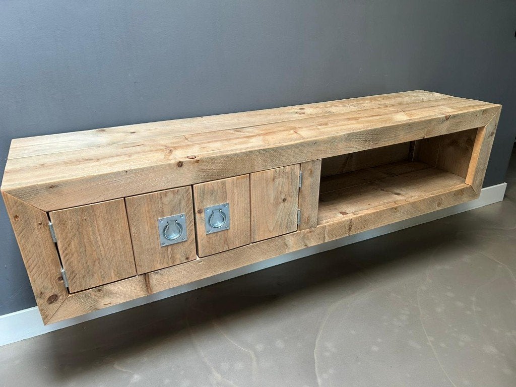 Sideboard steigerhout, Huis en Inrichting, Ophalen, Overige materialen, Stoer, 150 tot 200 cm