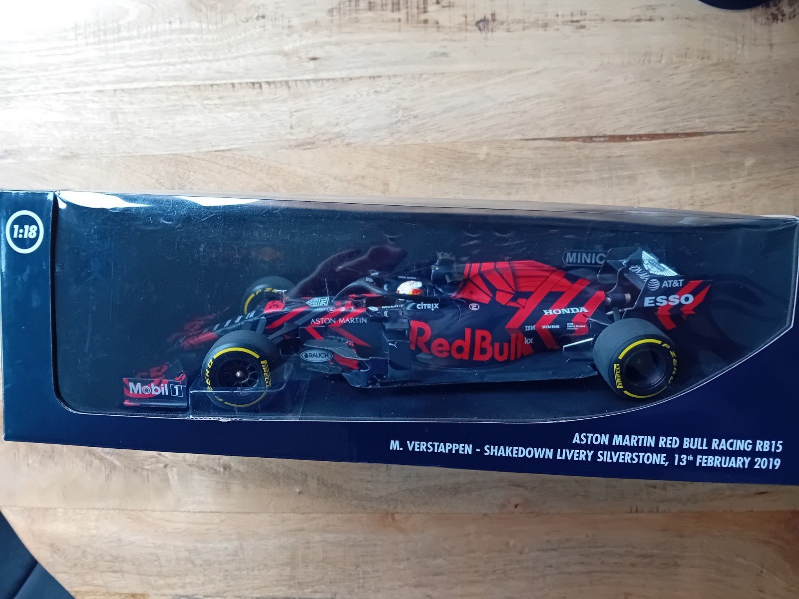 Max Verstappen 1/18 silverstone 2019, Ophalen of Verzenden, Zo goed als nieuw, Formule 1