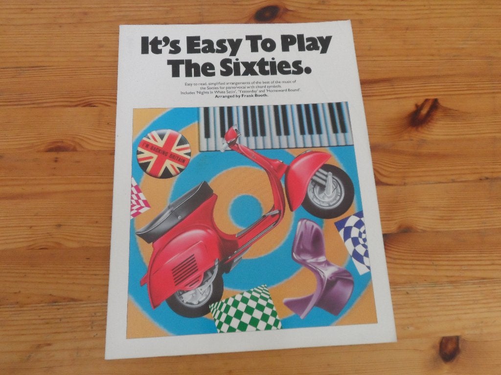 It's easy to play the sixties - arr. Frank booth, Muziek en Instrumenten, Bladmuziek, Nieuw, Gitaar, Ophalen of Verzenden, Artiest of Componist