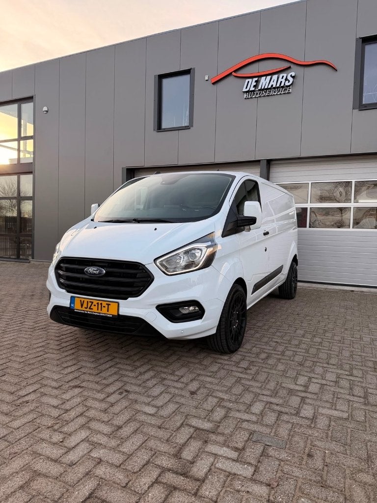 Ford Transit Custom GB 2.0 Tdci 170PK 300 L2h1 Automaat 2021, Stof, 1995 cc, 4 cilinders, Wit