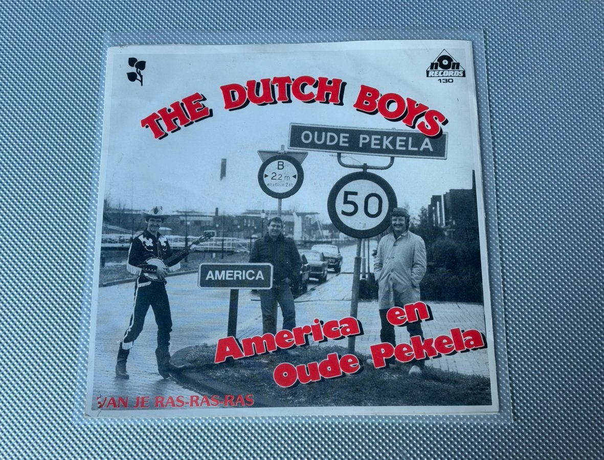 Single The Dutch Boys “America en Oude Pekela”, Cd's en Dvd's, Gebruikt, Overige formaten, Ophalen of Verzenden, Levenslied of Smartlap