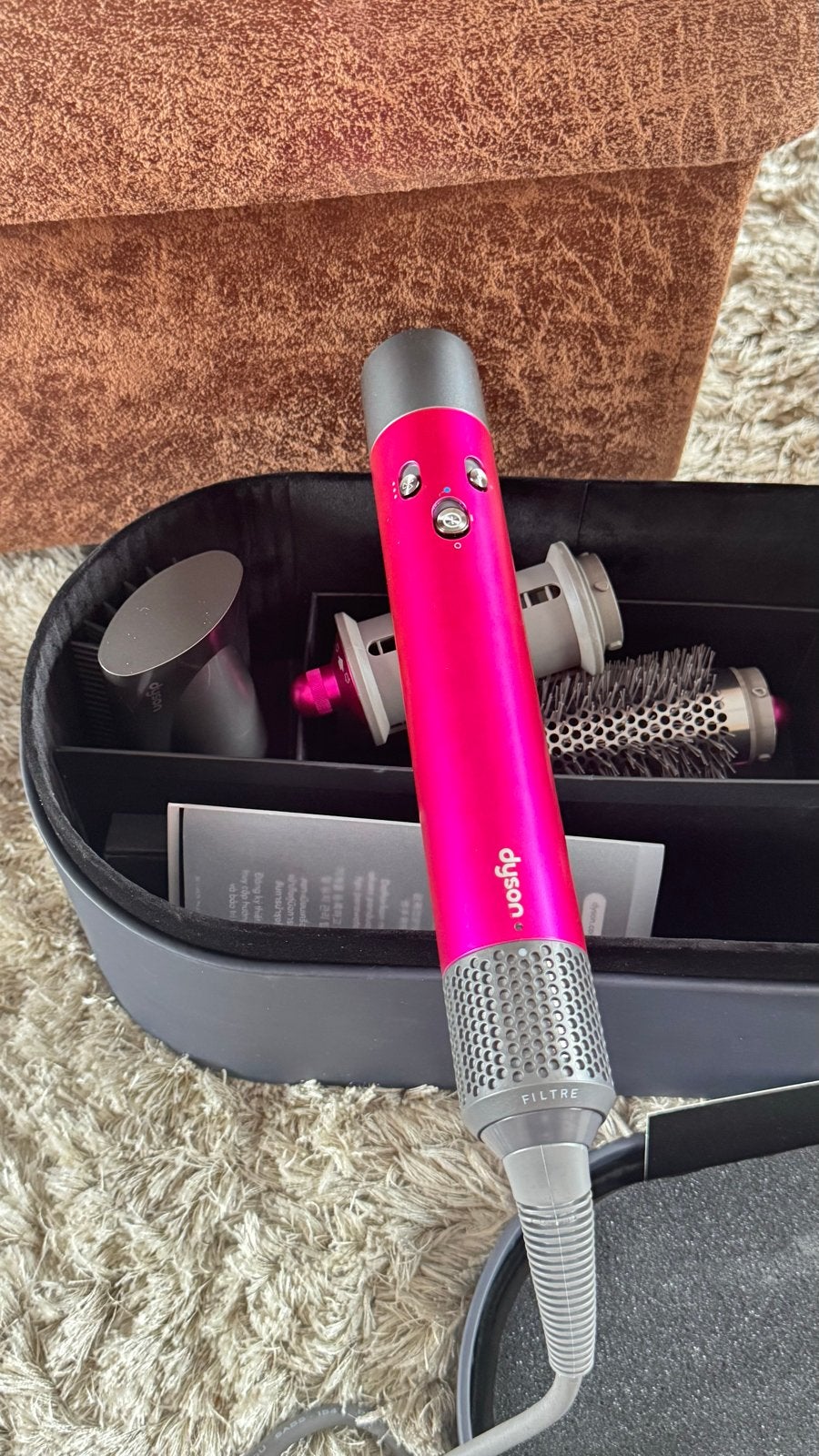 Dyson Airwrap Complete Long - Krullen, Golven, Drogen, Ophalen of Verzenden, Zo goed als nieuw, Krultang of Stijltang