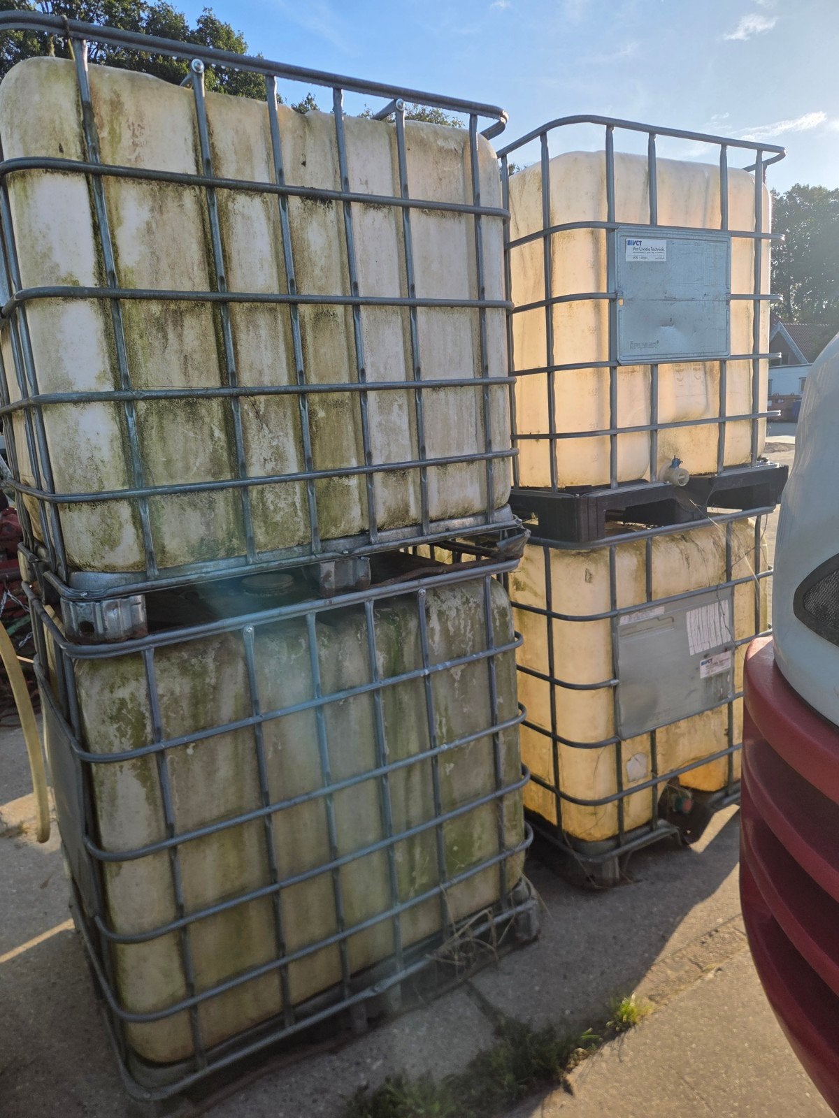✅️IBC vaten 6 stuks, Tuin en Terras, 75 tot 150 liter, Ophalen, Zo goed als nieuw, Kunststof