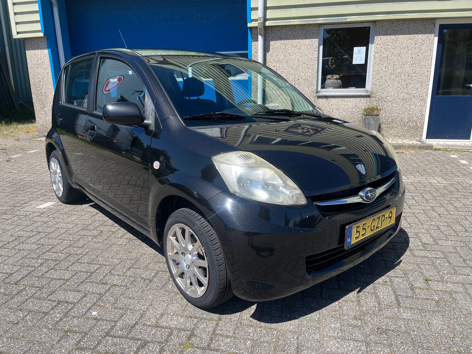 Subaru Justy 1.0 Airco / Nieuwe koppeling / Nieuwe APK, Auto's, Subaru, Voorwielaandrijving, Justy, Stof, Zwart