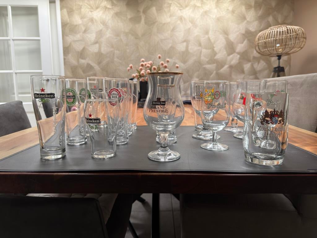 Diverse bierglazen, Ophalen, Zo goed als nieuw, Bierglas