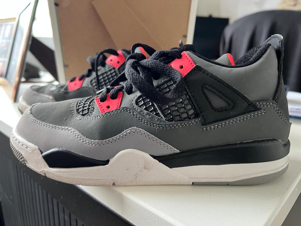 Air Jordan 4 Retro Grey BQ7669-061 Maat 35, Overige kleuren, Nike Jordan, Ophalen of Verzenden, Sneakers of Gympen
