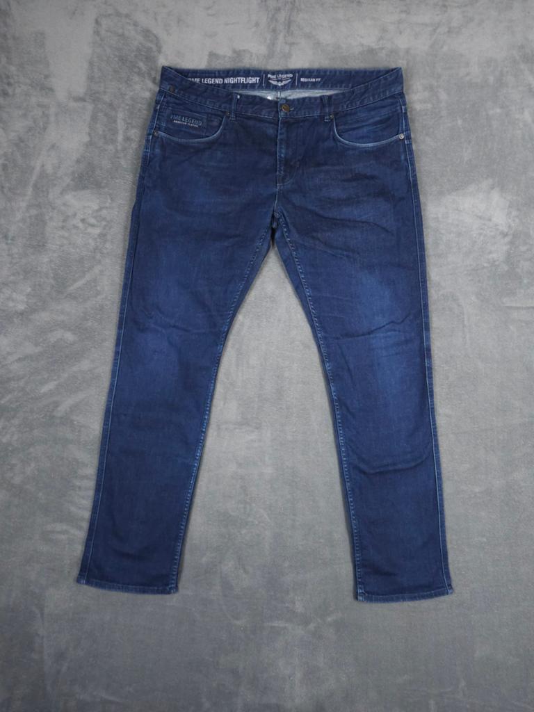 Pme Legend Broek Nightflight W40 L34 Regular Fit Blauw Pall., ., Zo goed als nieuw, ., W40 - W42 (confectie 56/58)