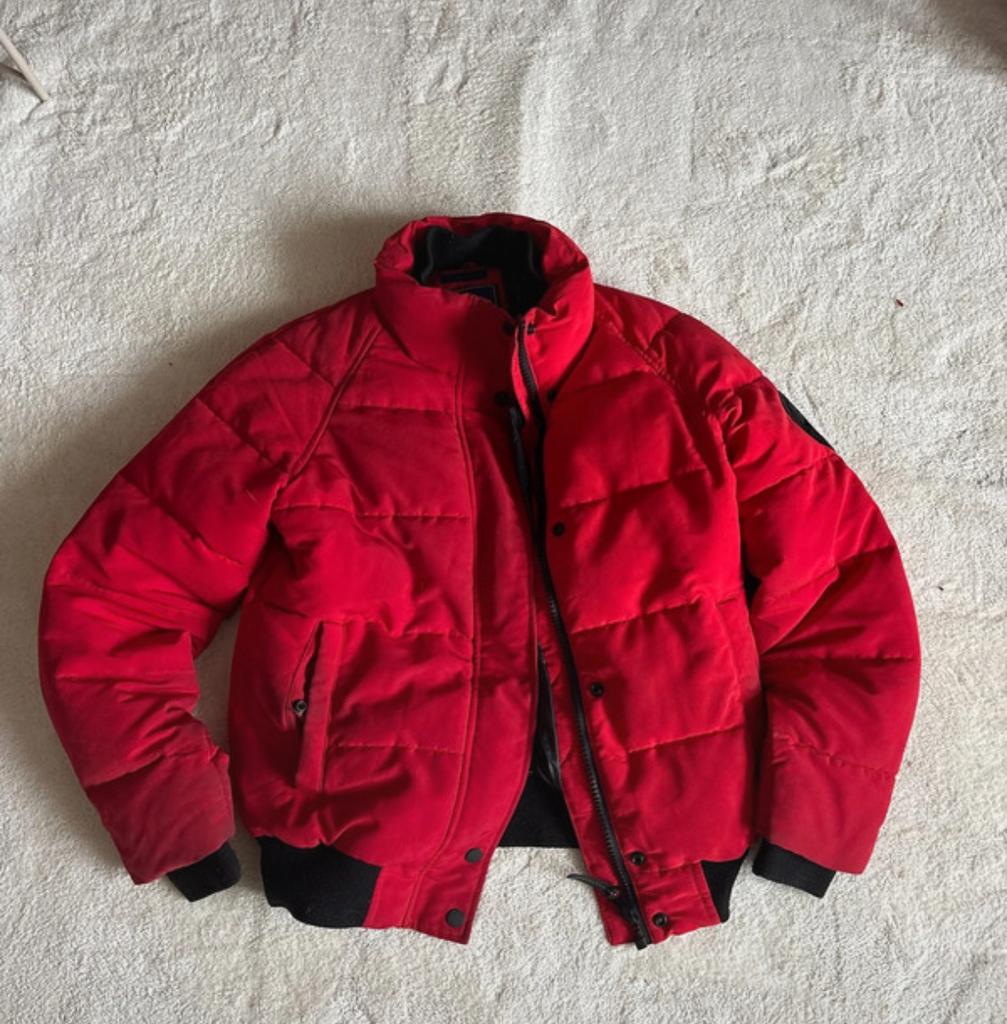 Superdry Jas, Ophalen of Verzenden, Zo goed als nieuw, Maat 36 (S), Rood