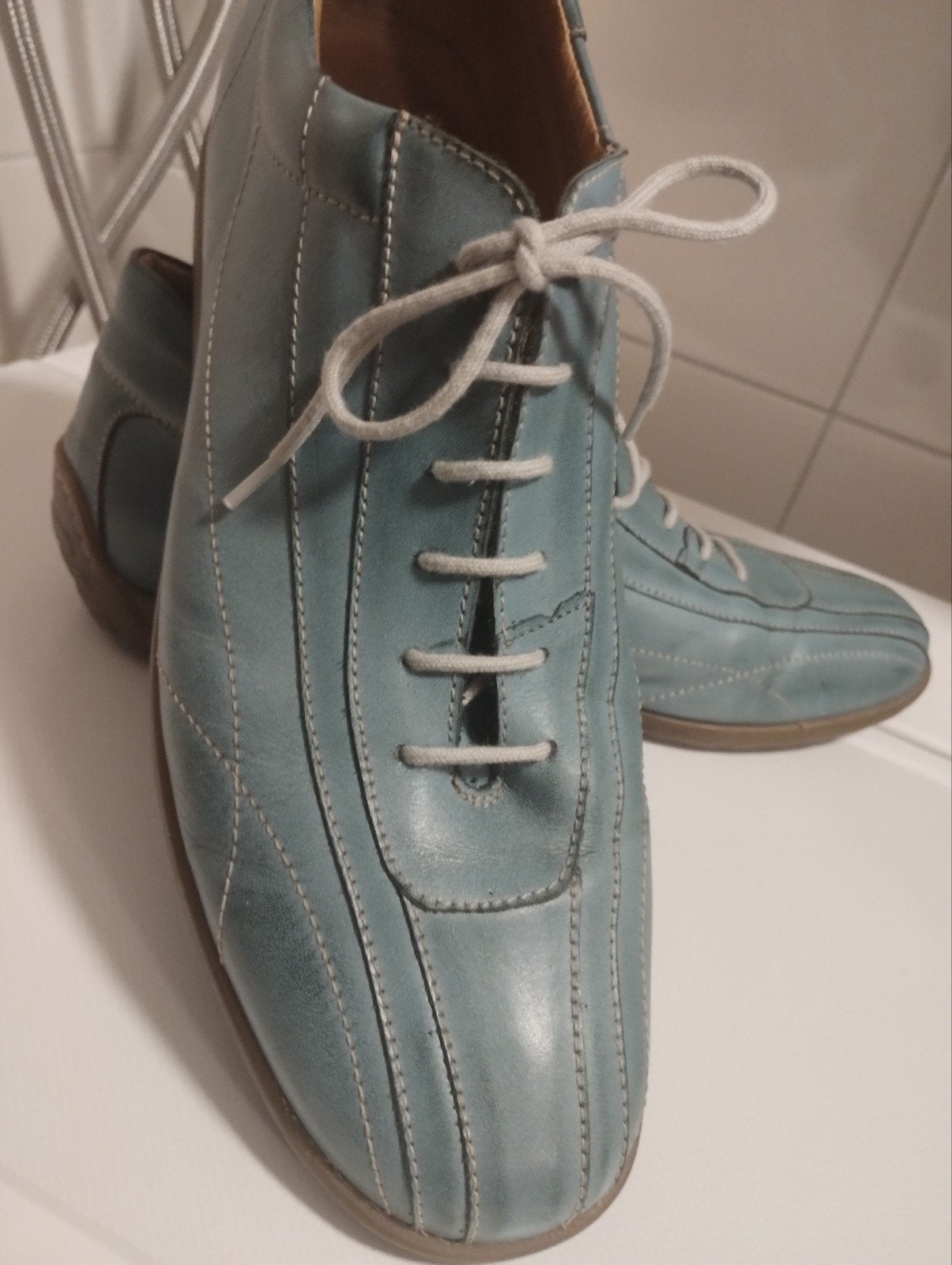 Overstep Italiaans leren herenschoenen maat 45, Ophalen of Verzenden