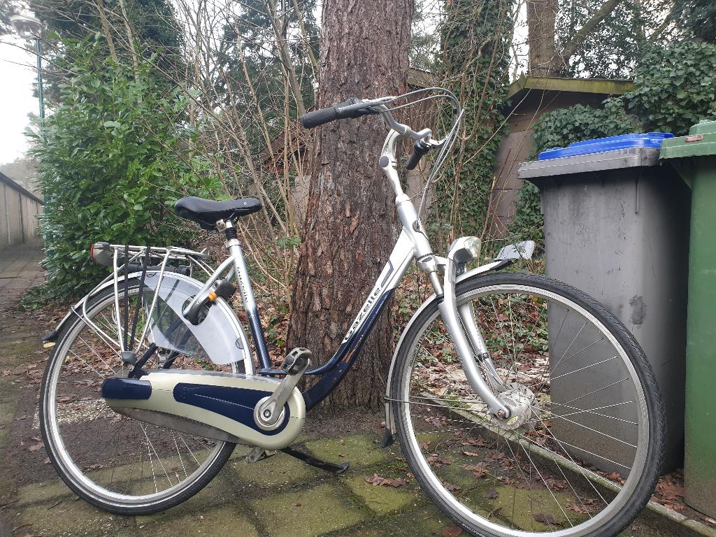 gazelle damesfiets, Fietsen en Brommers, Fietsen | Dames | Damesfietsen, Ophalen, Versnellingen, Gazelle, 53 tot 56 cm