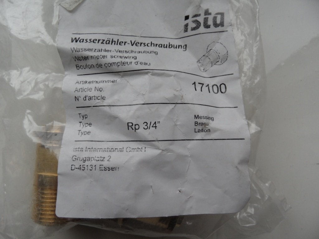 Ista 17100 koppeling 1/2 3/4, Ophalen of Verzenden, Nieuw