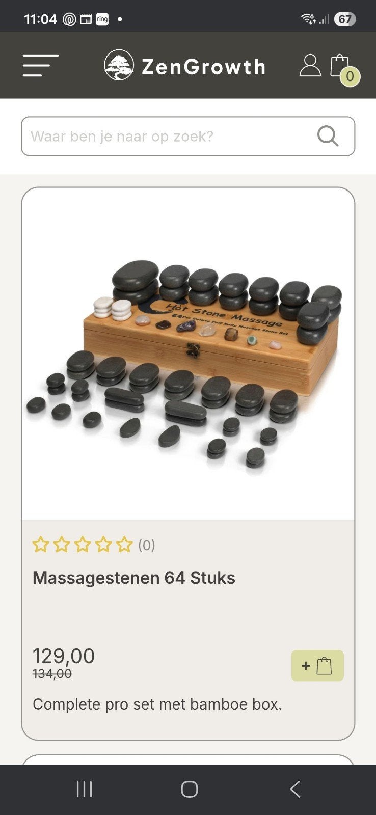 Hotstone apparaat 18L, Sport en Fitness, Massageproducten, Ophalen, Zo goed als nieuw, Hotstone