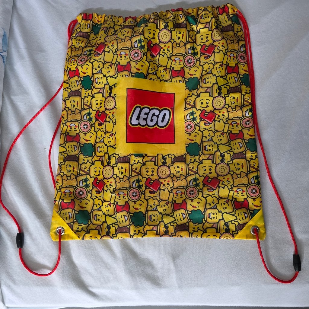 Lego Gymtas / Zwemtas met vrolijke minifig print, Kinderen en Baby's, Ophalen of Verzenden, Nieuw