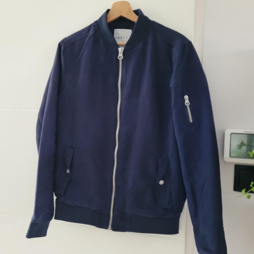 Anti Blue Bomberjack XS - Zo goed als nieuw, Blauw, Ophalen of Verzenden, Zo goed als nieuw, Anti Blue