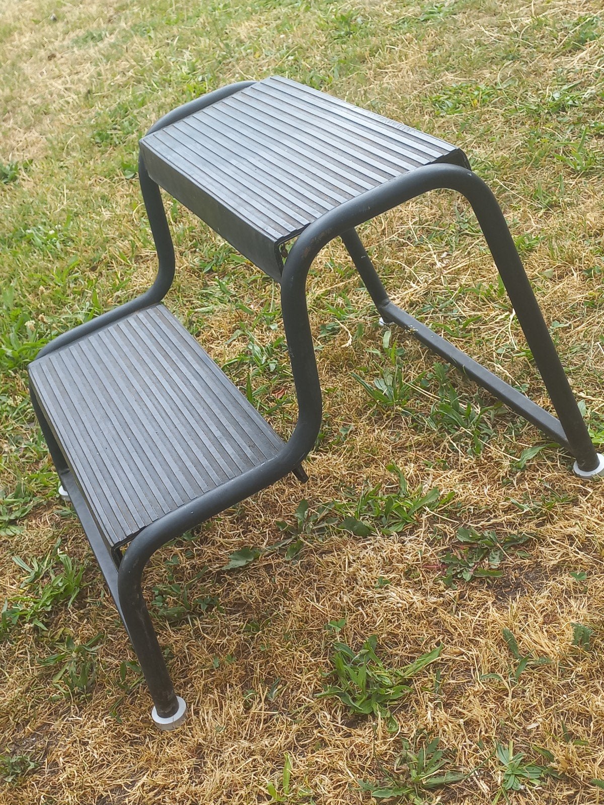 Caravan opstapje 2 treden - breed, anti-slip, zwart, Ophalen of Verzenden