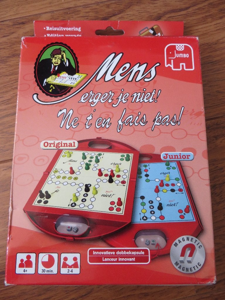 Mens erger je niet, reiseditie (S2), Hobby en Vrije tijd, Ophalen of Verzenden, Gebruikt, Jumbo, Reisspel