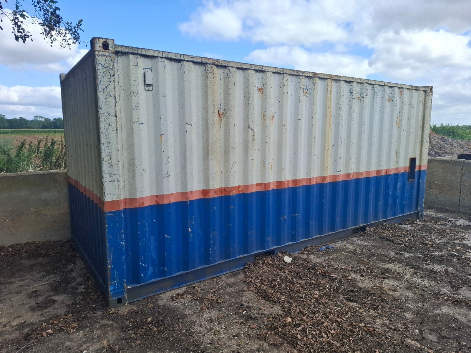 1x 20f container zeecontainer, Ophalen of Verzenden