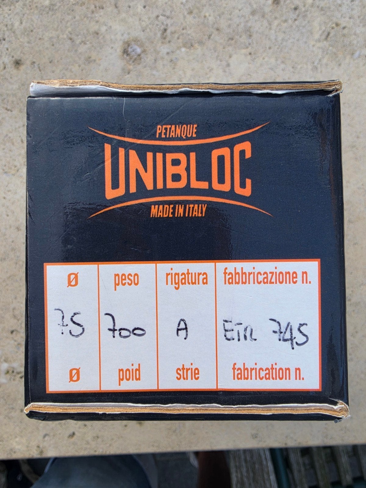 Unibloc boules half Brons, Ophalen of Verzenden, Gebruikt