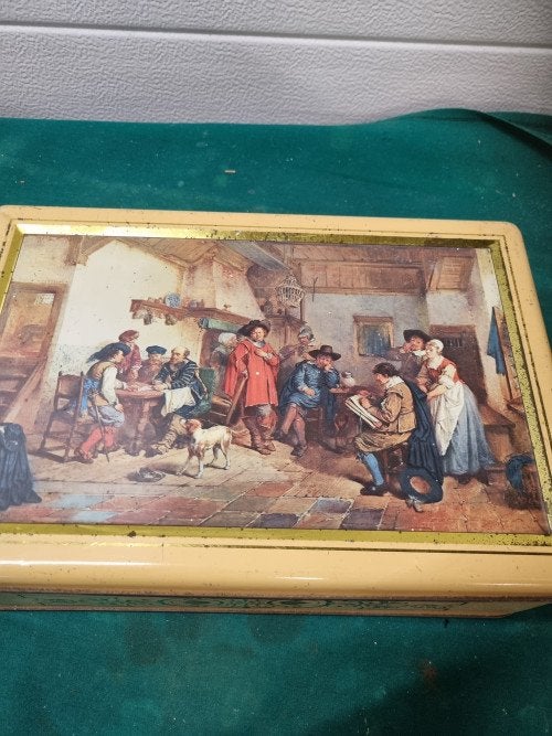 blik groot lonka 1950, Verzamelen, Blikken, Ophalen of Verzenden