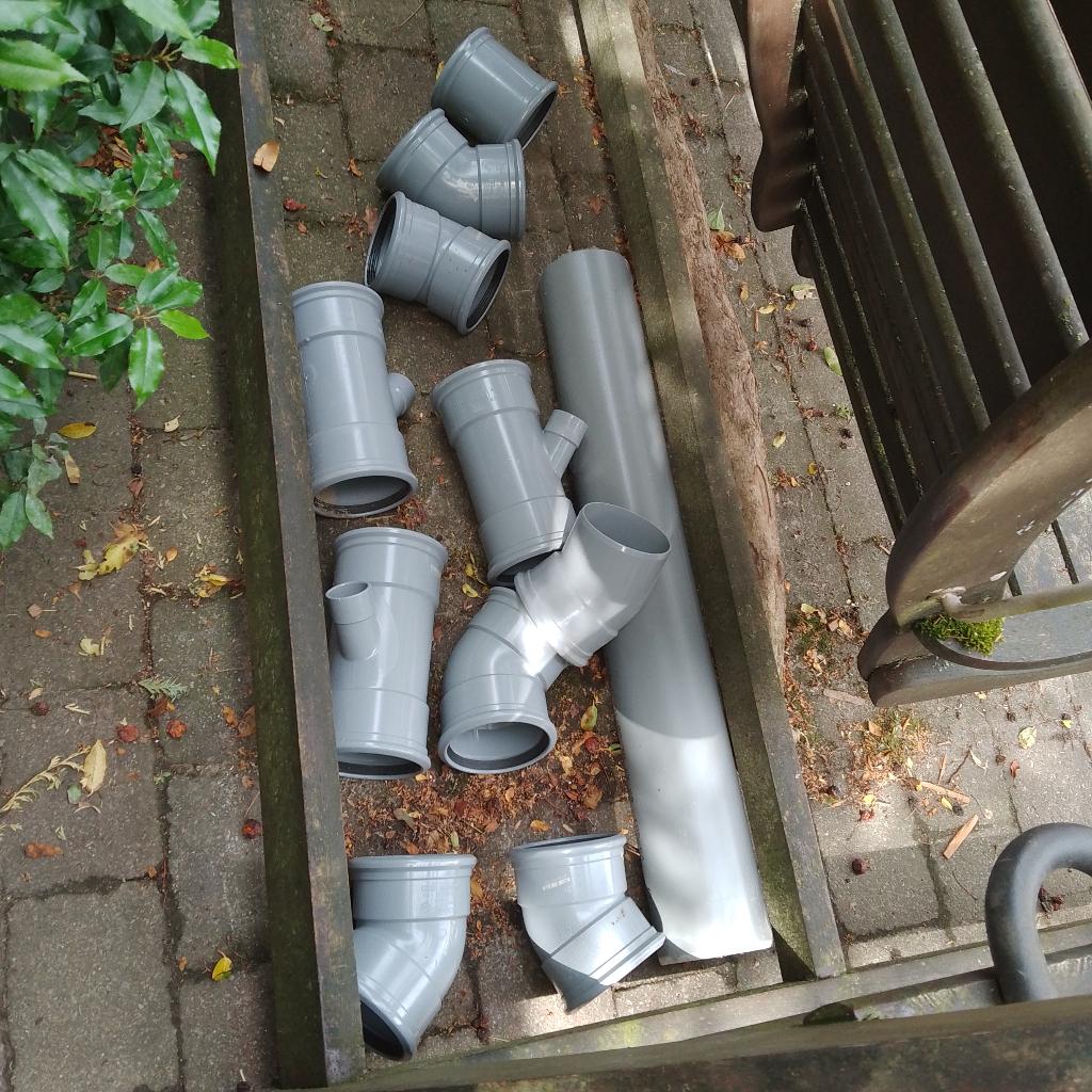 Pvc 110mm, Ophalen, Bochten, Pvc, Zo goed als nieuw