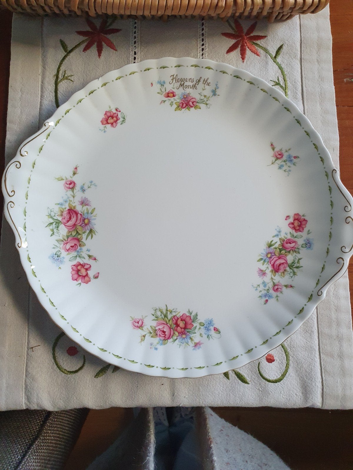 Royal Albert 'Flowers of the Month' serveerschaal, Ophalen of Verzenden