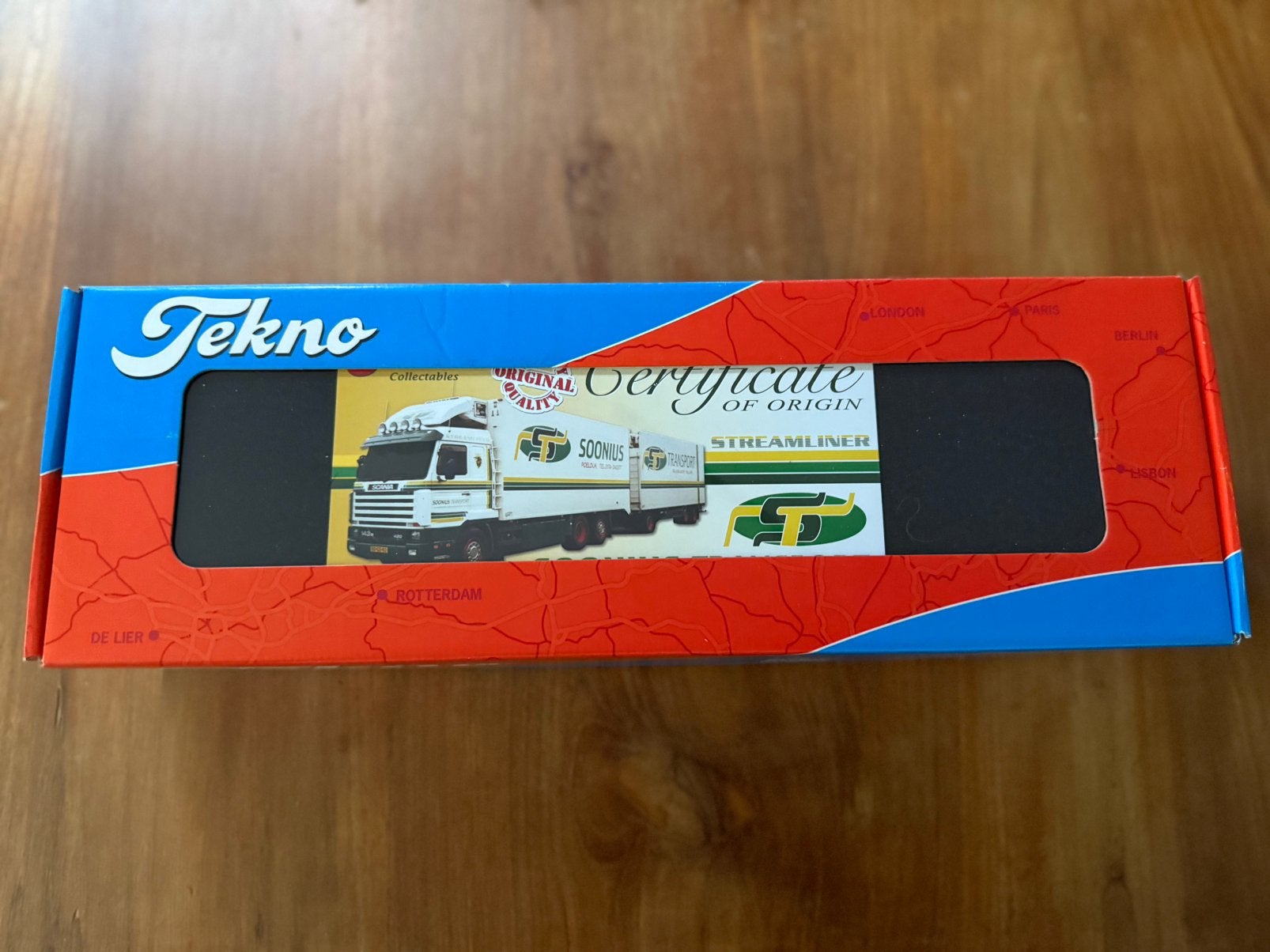 Tekno soonius scania 143, Ophalen, Zo goed als nieuw, Bus of Vrachtwagen, Tekno